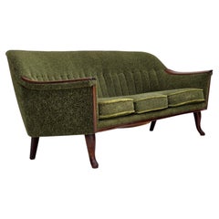 1970s, Norwegian vintage 3-seater sofa, teak wood.