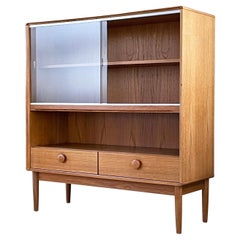 Vetrina in rovere degli anni '70 di NAAM Meubel, Amsterdam