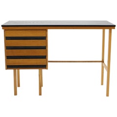 1970s Oak Writing Desk, Czechoslovakia