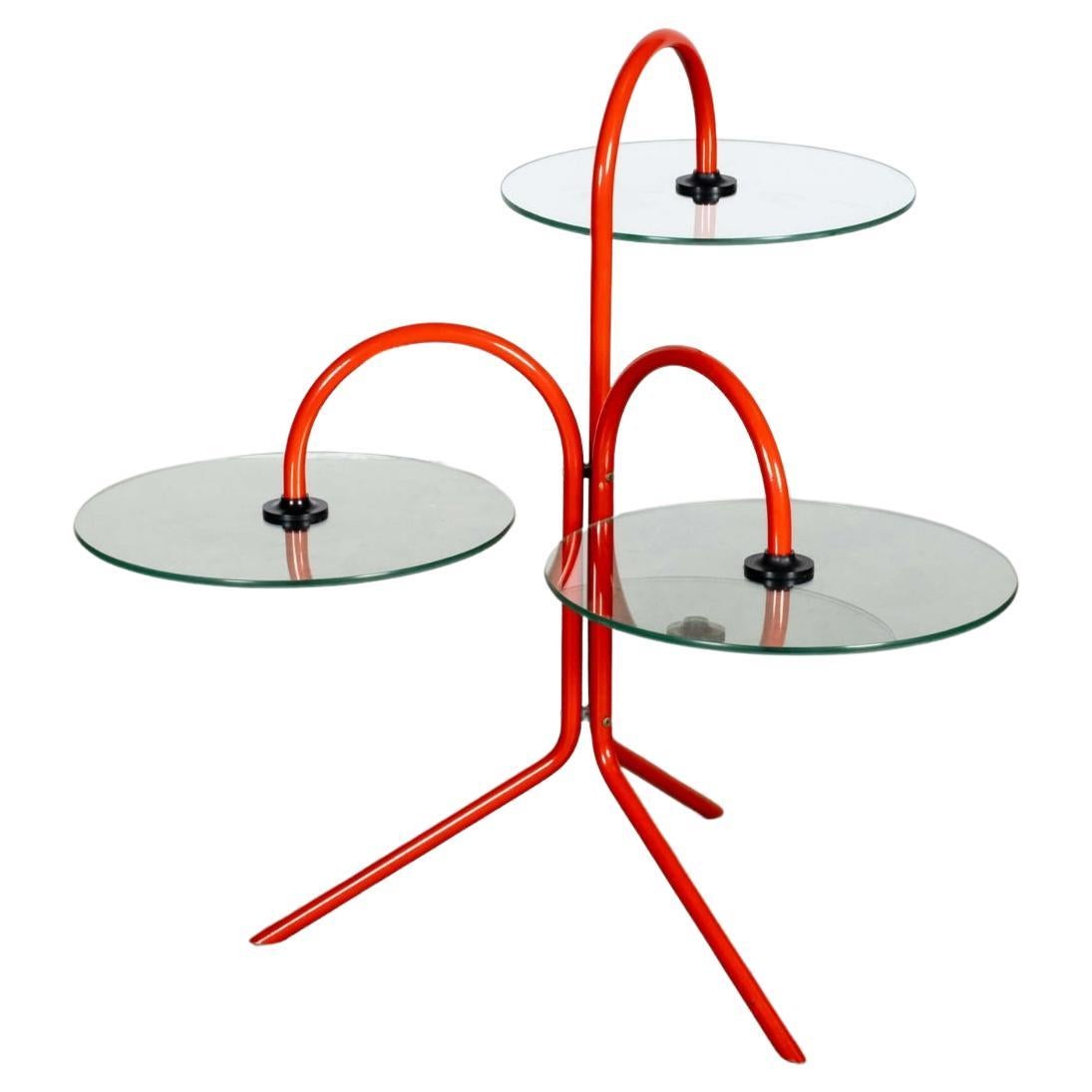 1970s Occasional Table in the style of Memphis For Sale