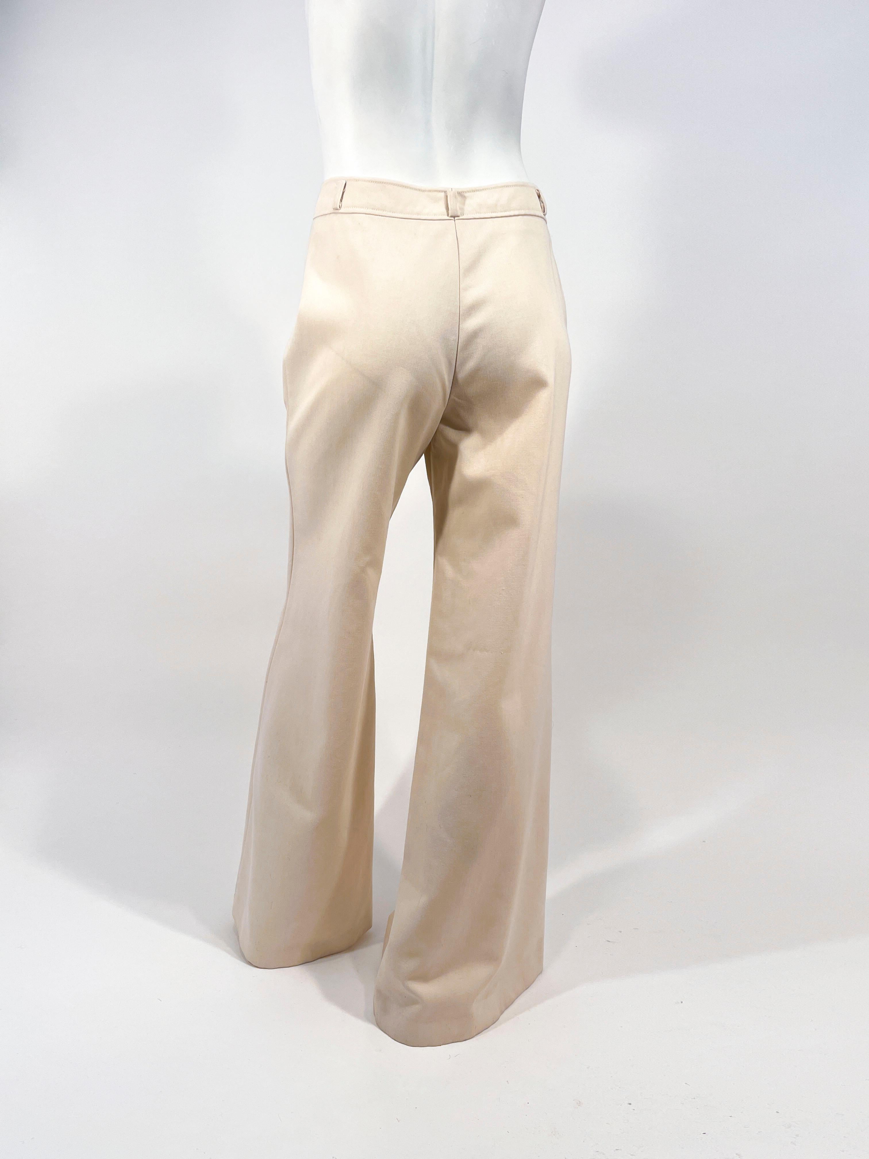 1970s Off-white Bellbottoms Pants 1