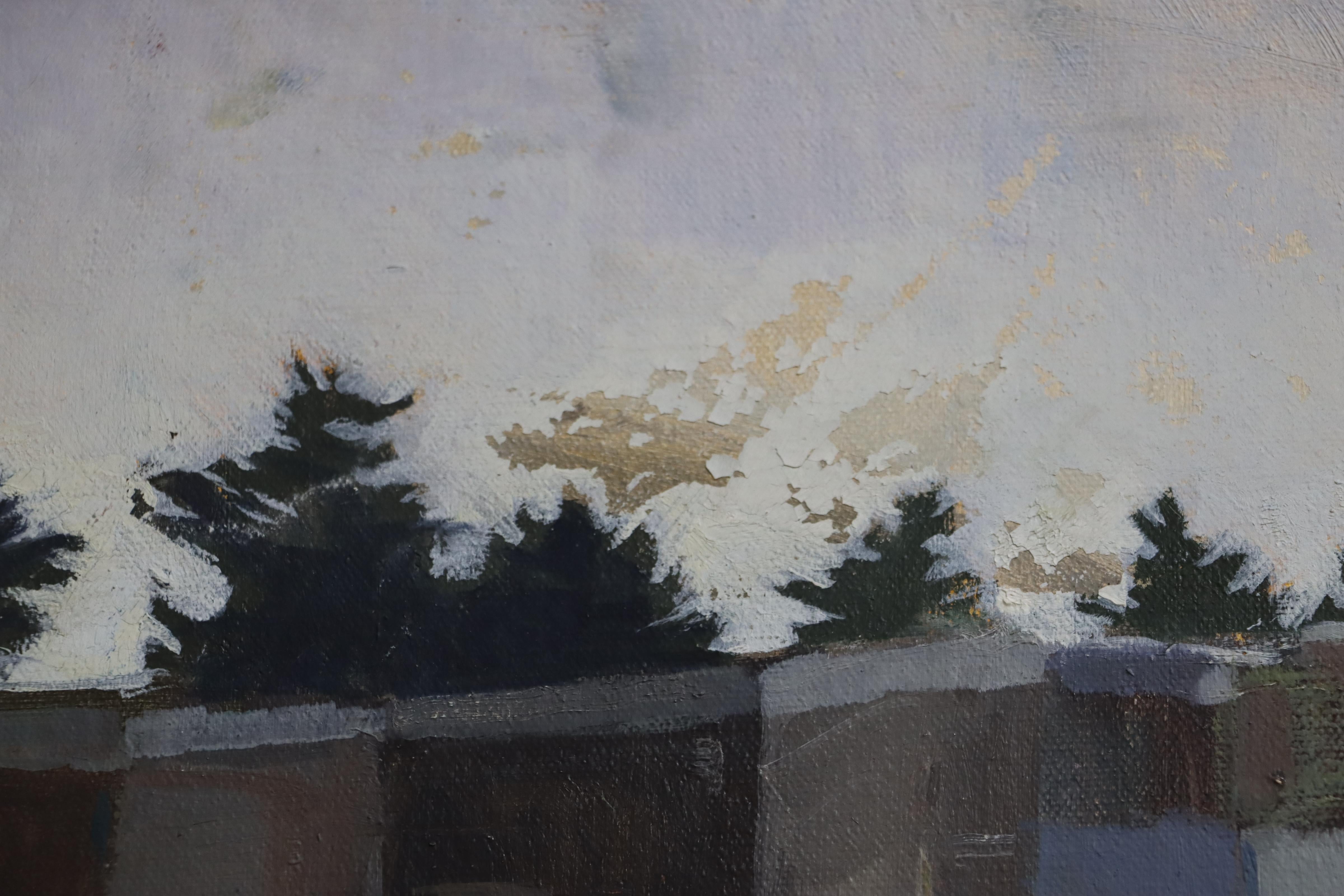 Huile sur toile des années 1970, Fire Island Pines, peinture moderne en vente 11