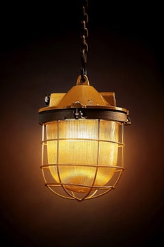 1970s OKS -1 Industrial Lamp