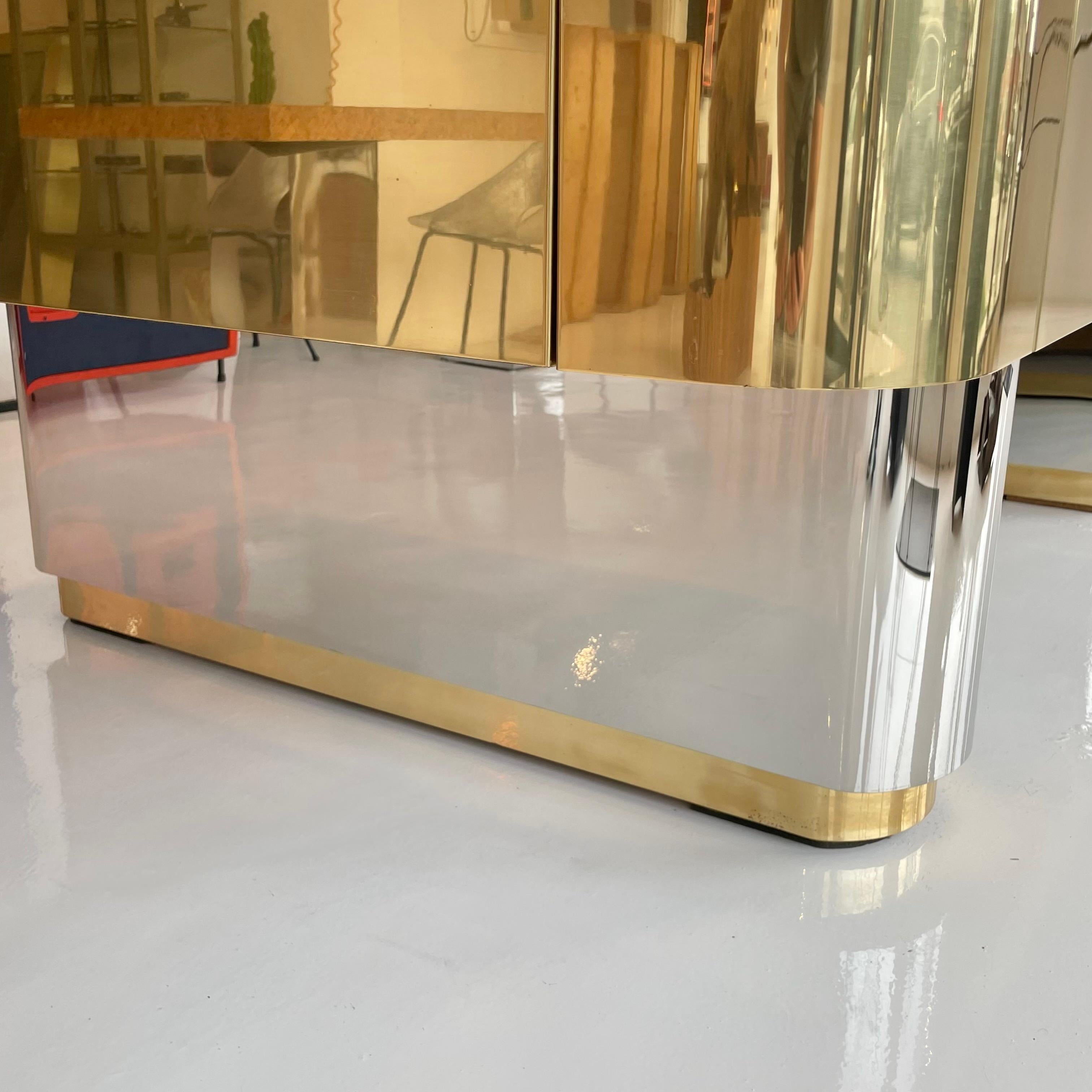 1970s Olhausen Brass and Chrome POOL Table 3