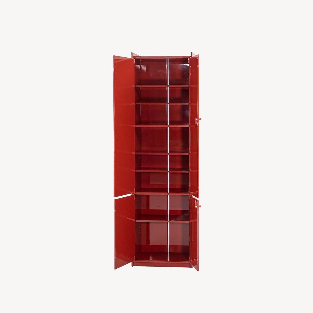 Armario lacado Olinto de 4 puertas de los años 70, de Kazuhide Takahama para B&B Italia 1