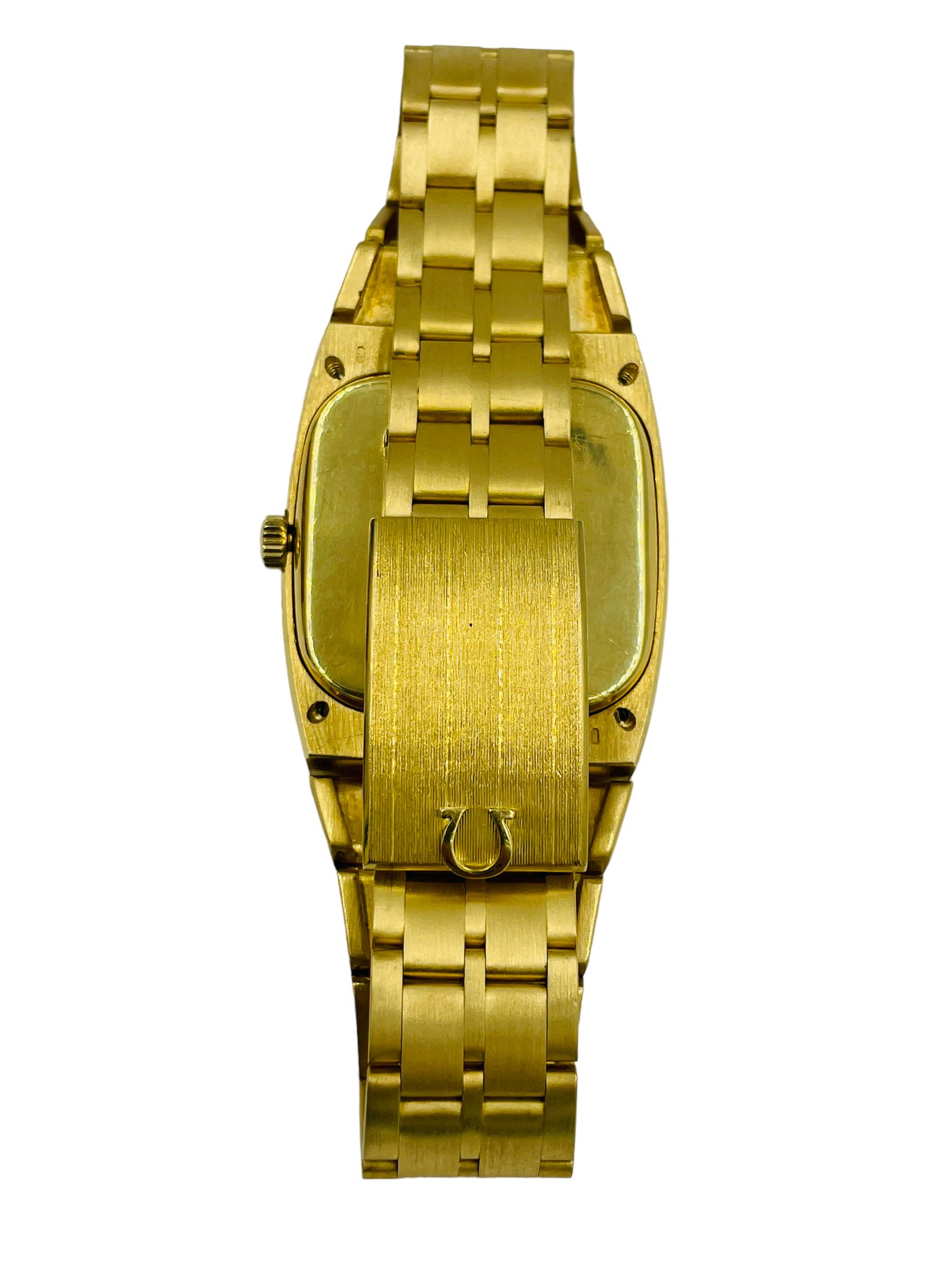 1970s Omega Constellation 18k Yellow Gold Wristwatch 2