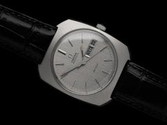 1970's Omega De Ville Vintage Large Mens Automatic Classic Retro Watch - SS