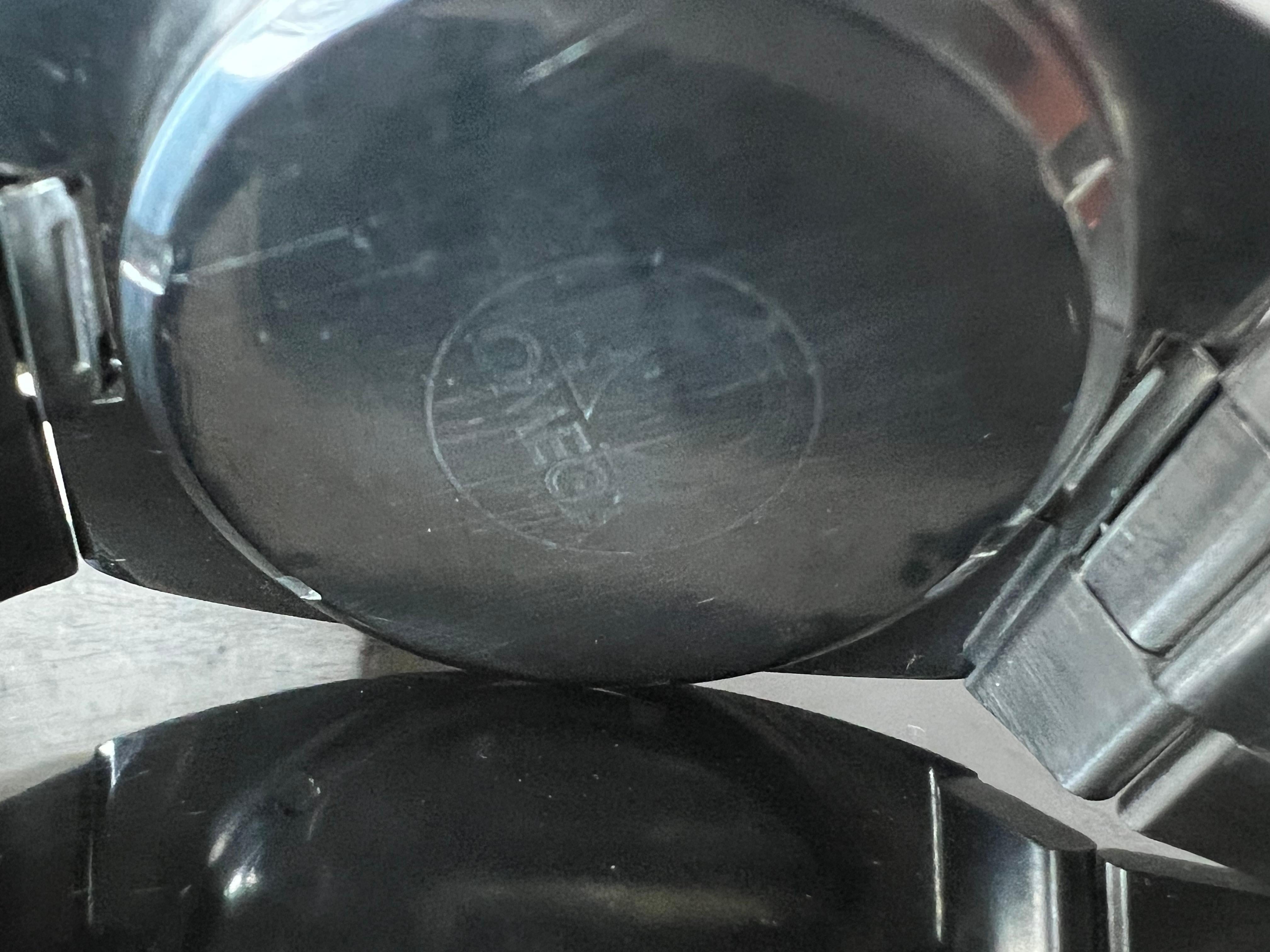 1970's Omega Geneve Vintage Herren TV-förmige Uhr mit Original Tropical Zifferblatt im Angebot 4