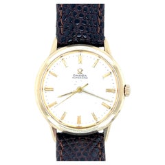1970s Omega Watch with 10K Yellow Gold Filled Bezel and Stainless Steel Back