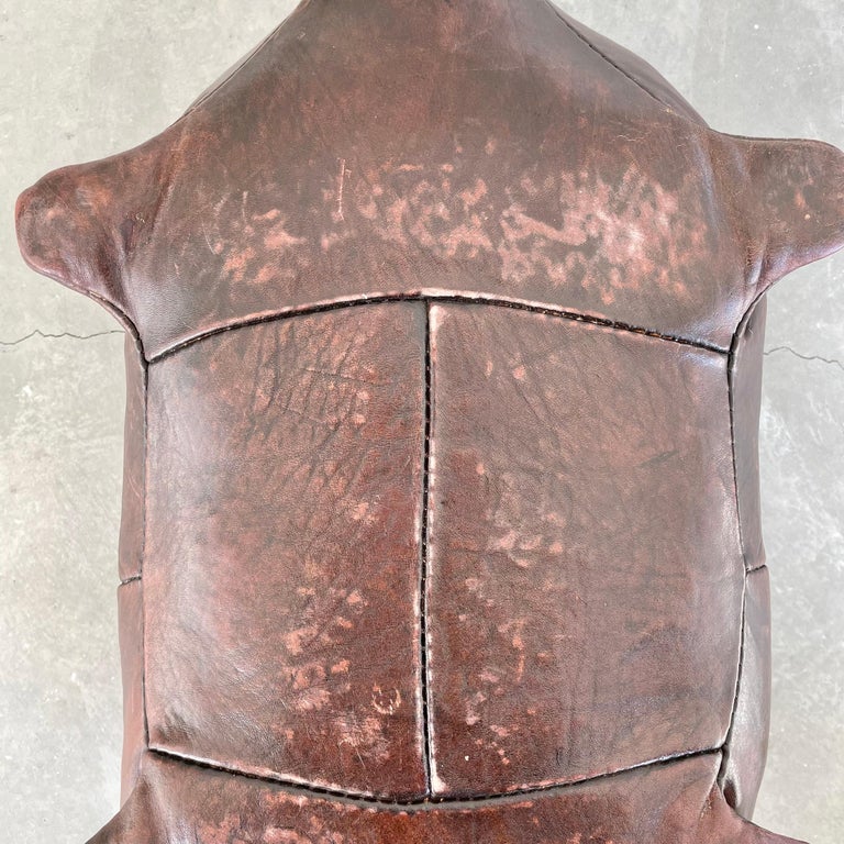 1970s Omersa Leather Turtle For Sale 7