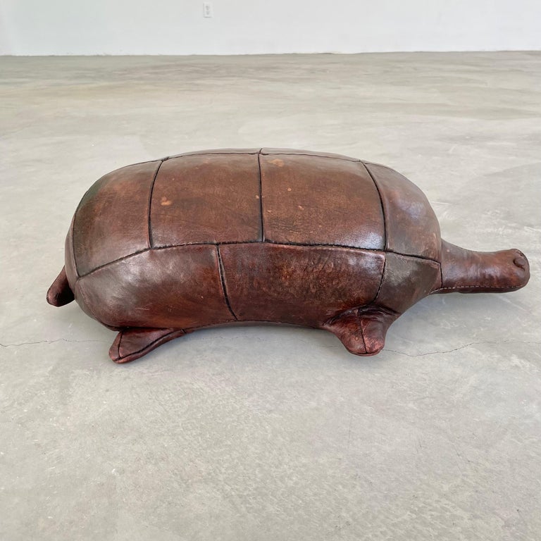 1970s Omersa Leather Turtle For Sale 1