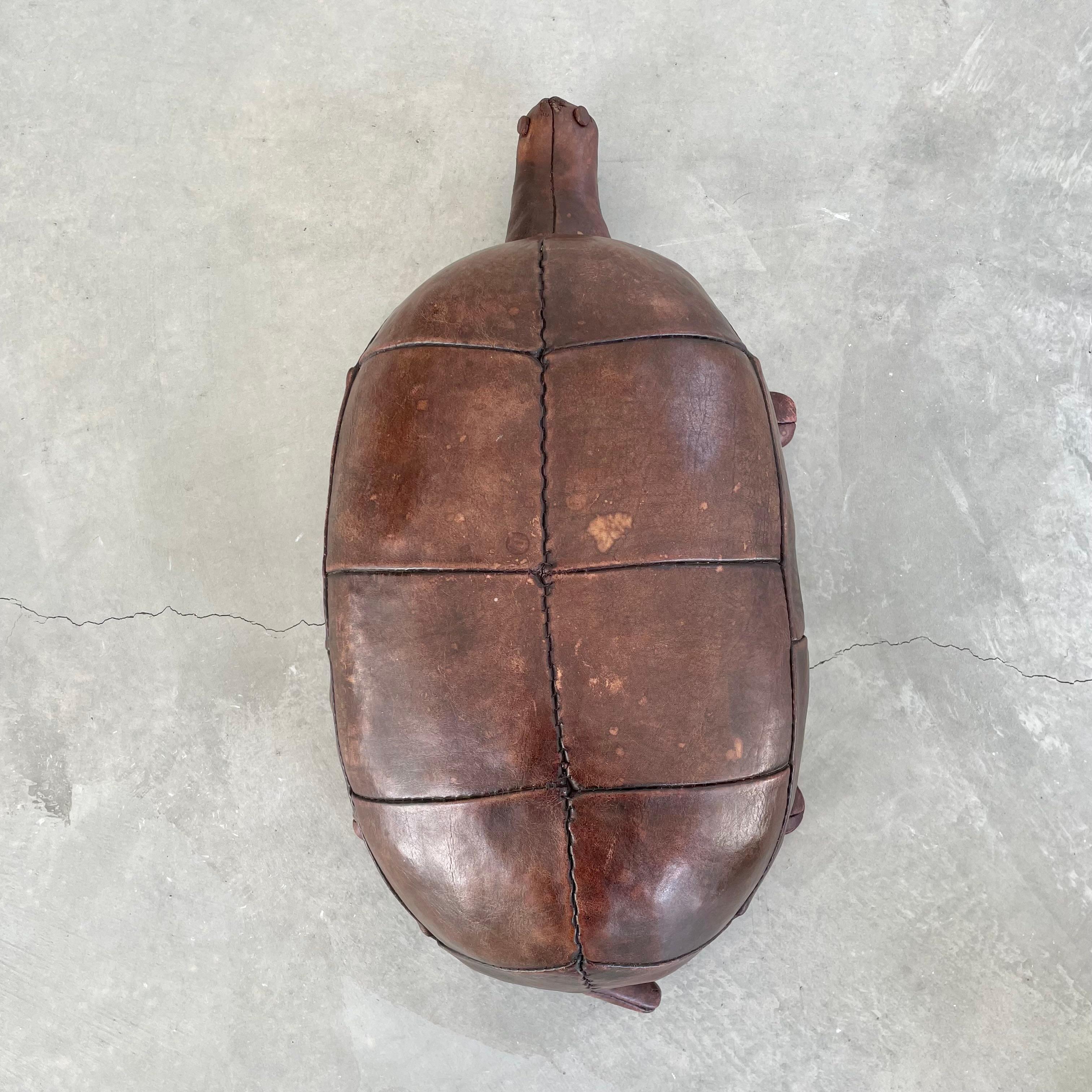 1970s Omersa Leather Turtle 4