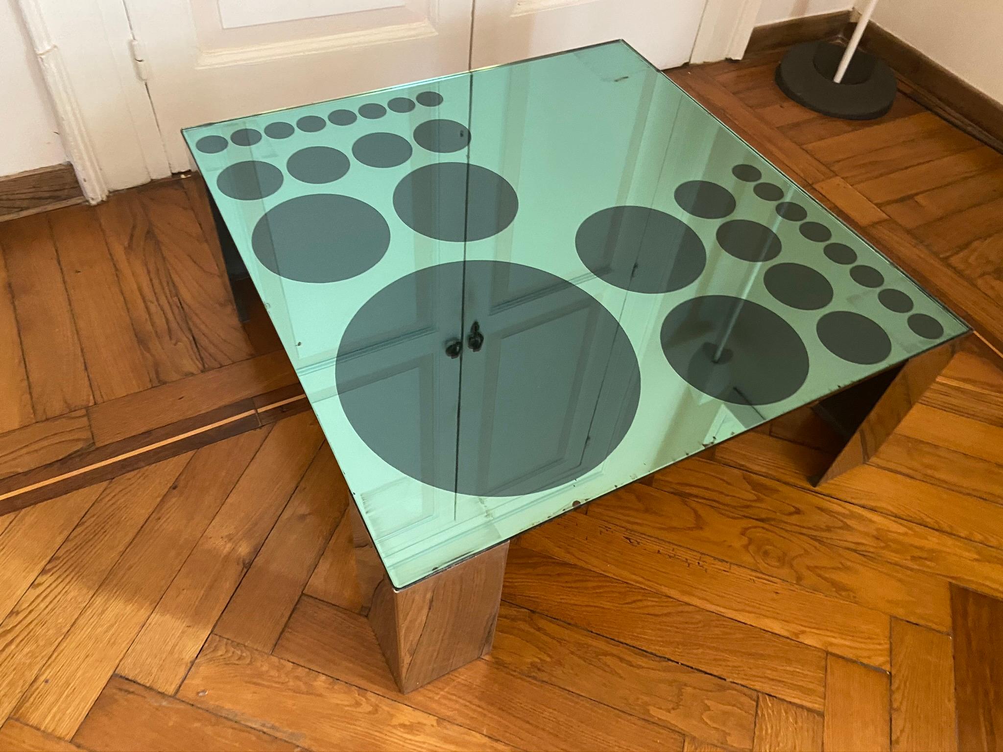 1970s Optical Coffe Table 3