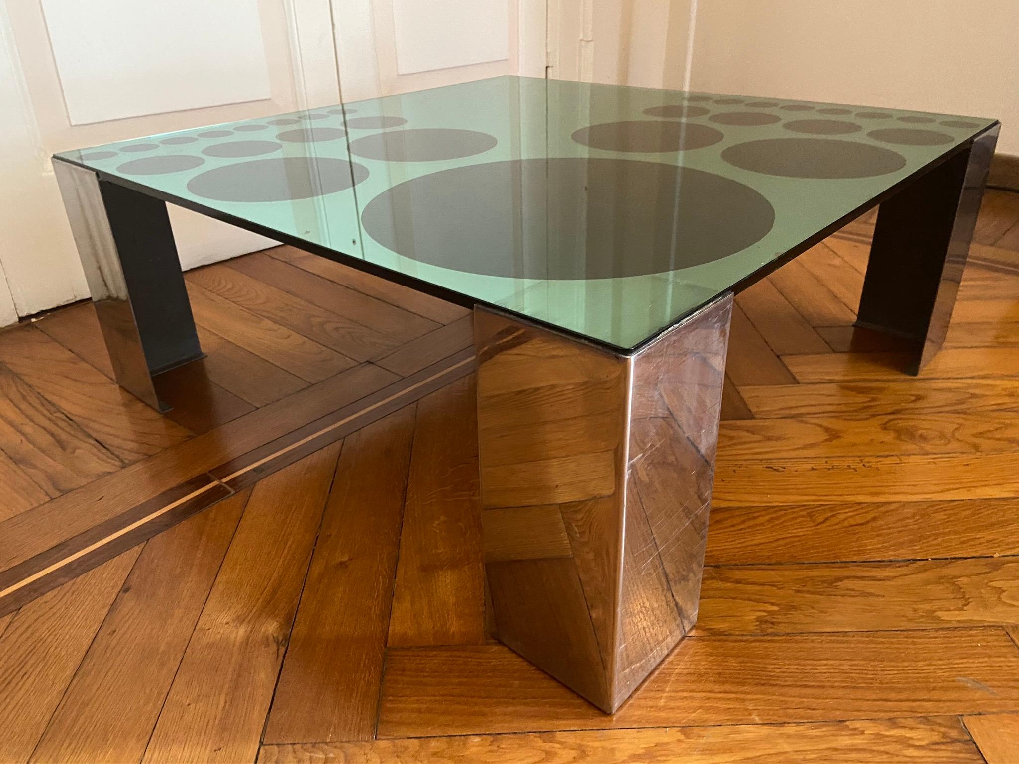 1970s Optical Coffe Table 1