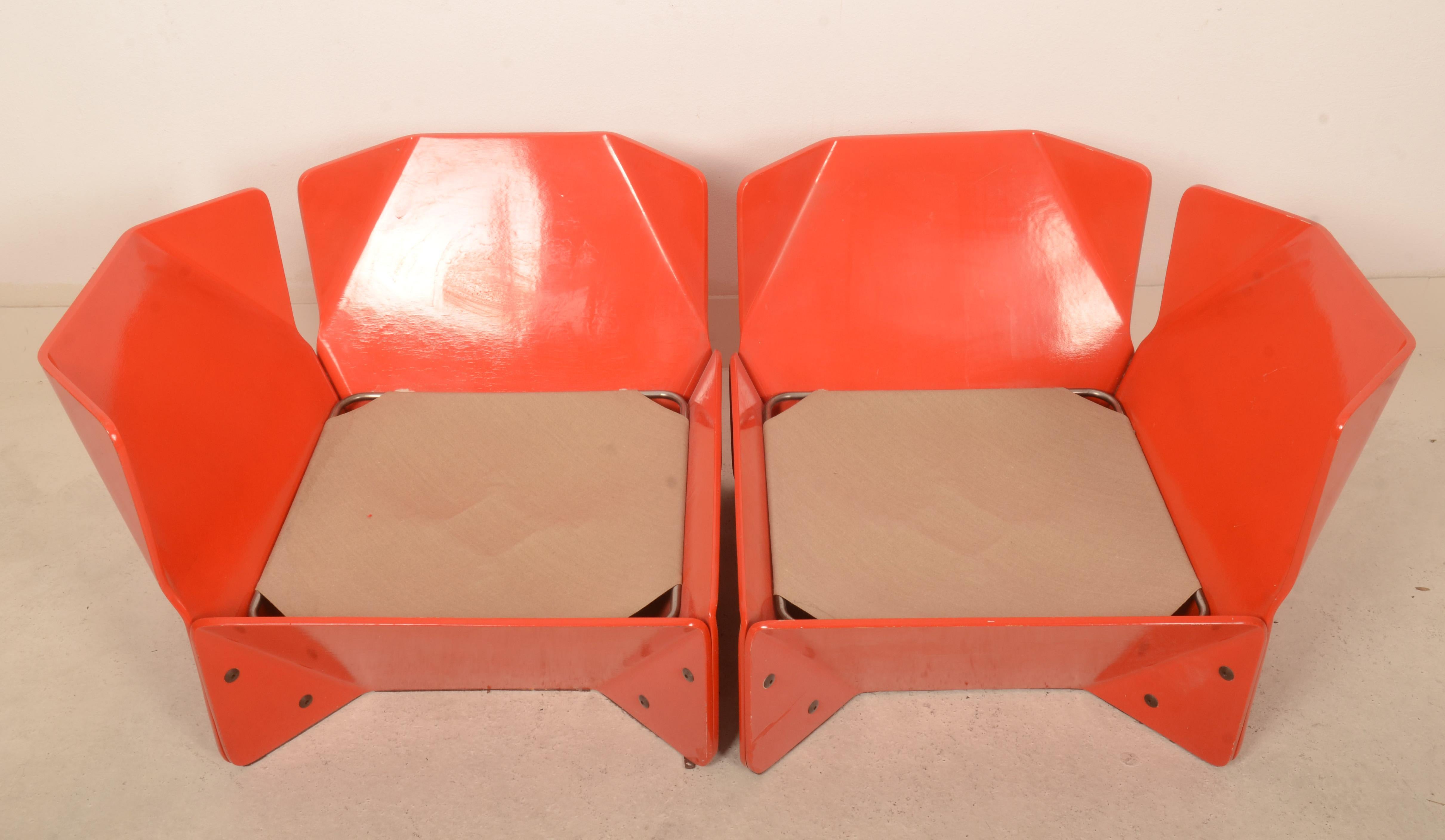 1970er Orange Christensen & Larsen Sofa oder Stühle im Angebot 9