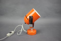 Lampe en métal orange et chrome des années 1970 par Stanislav Indra, Tchécoslovaquie
