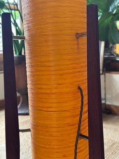 1970s Orange Rocket Floor Lamp