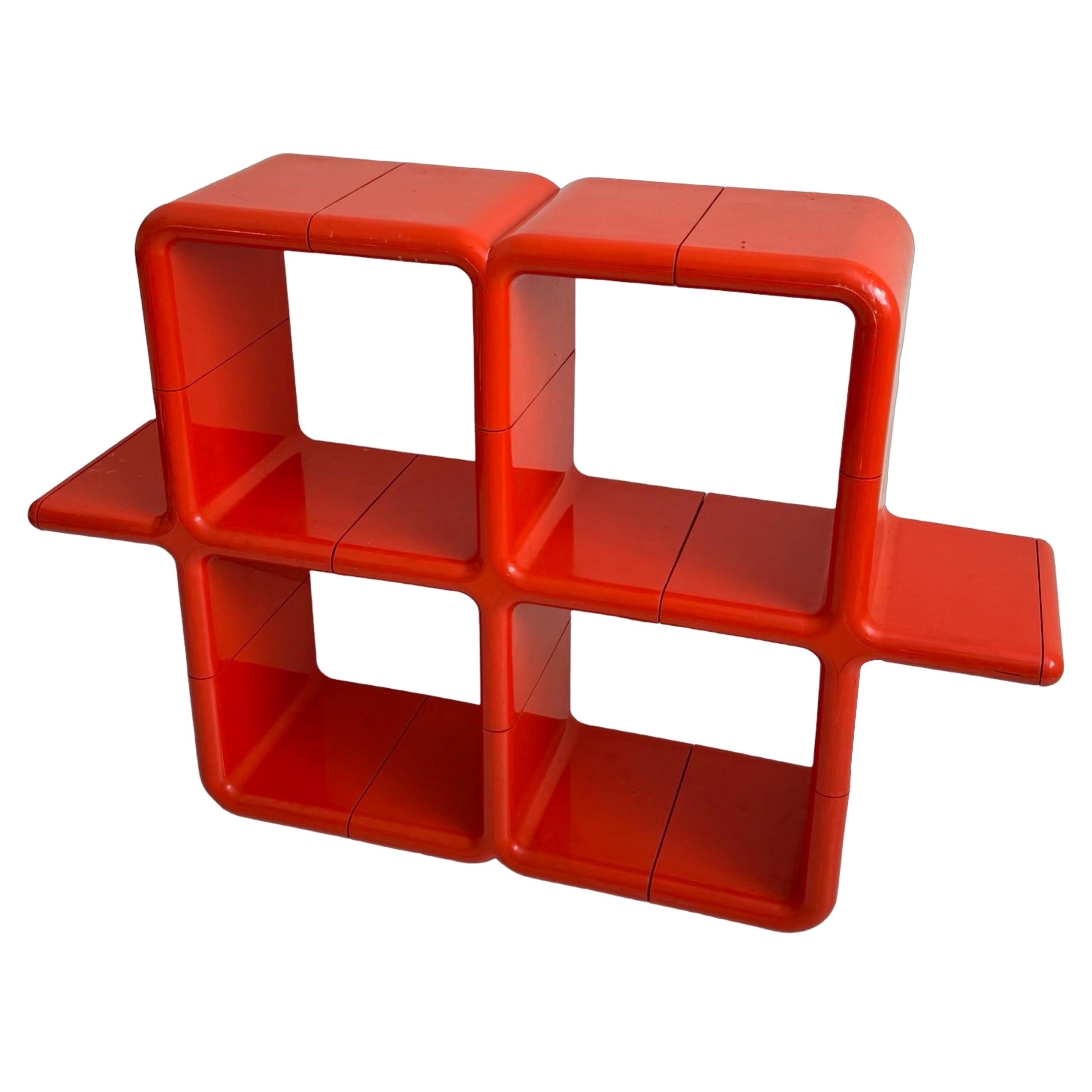 1970's Orange Umbo Modulares Regal