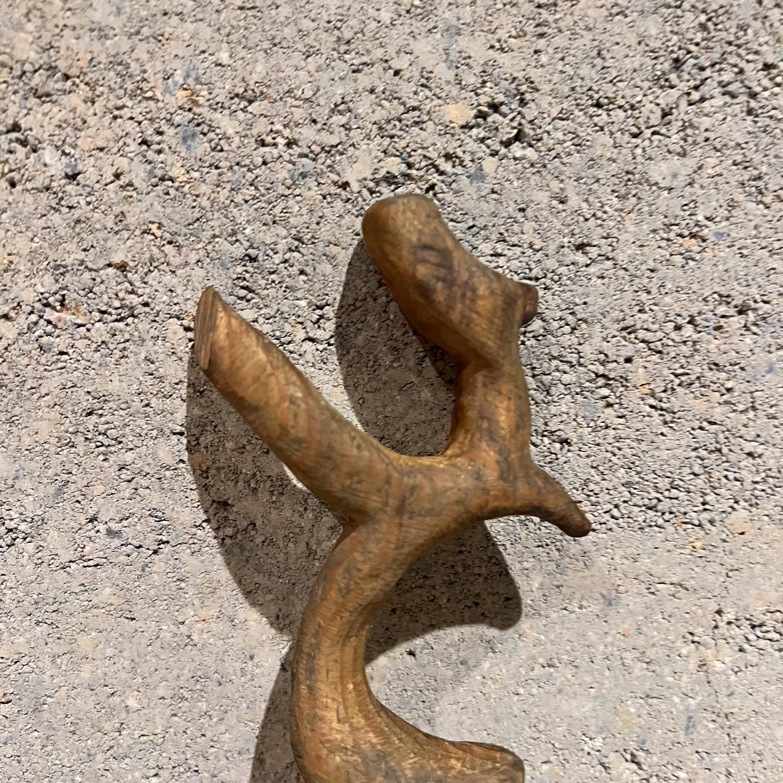 Mid-Century Modern 1970s Organic Modern Wood Sculpture For Sale