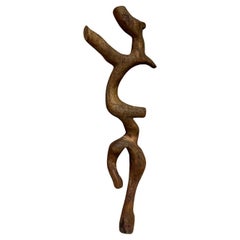 1970s Organic Modern Wood Sculpture