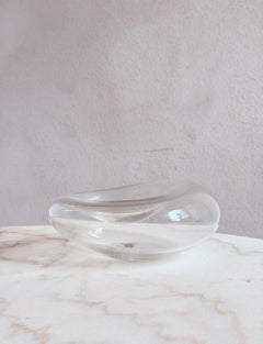 1970er Jahre Bio Signiert Alfredo Barbini Murano Glas Schale