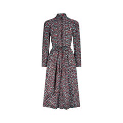 1970s Origin Liberty Carnation Print Dress