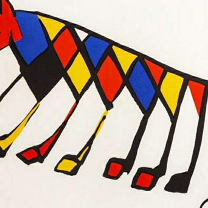 Original erstaunliche Alexander Calder „Beastie“ Lithographie, 1970er Jahre (Italienisch) im Angebot