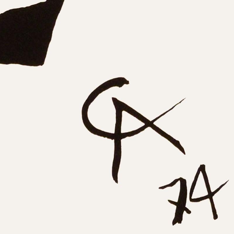 Original erstaunliche Alexander Calder „Beastie“ Lithographie, 1970er Jahre im Zustand „Hervorragend“ im Angebot in Milano, IT