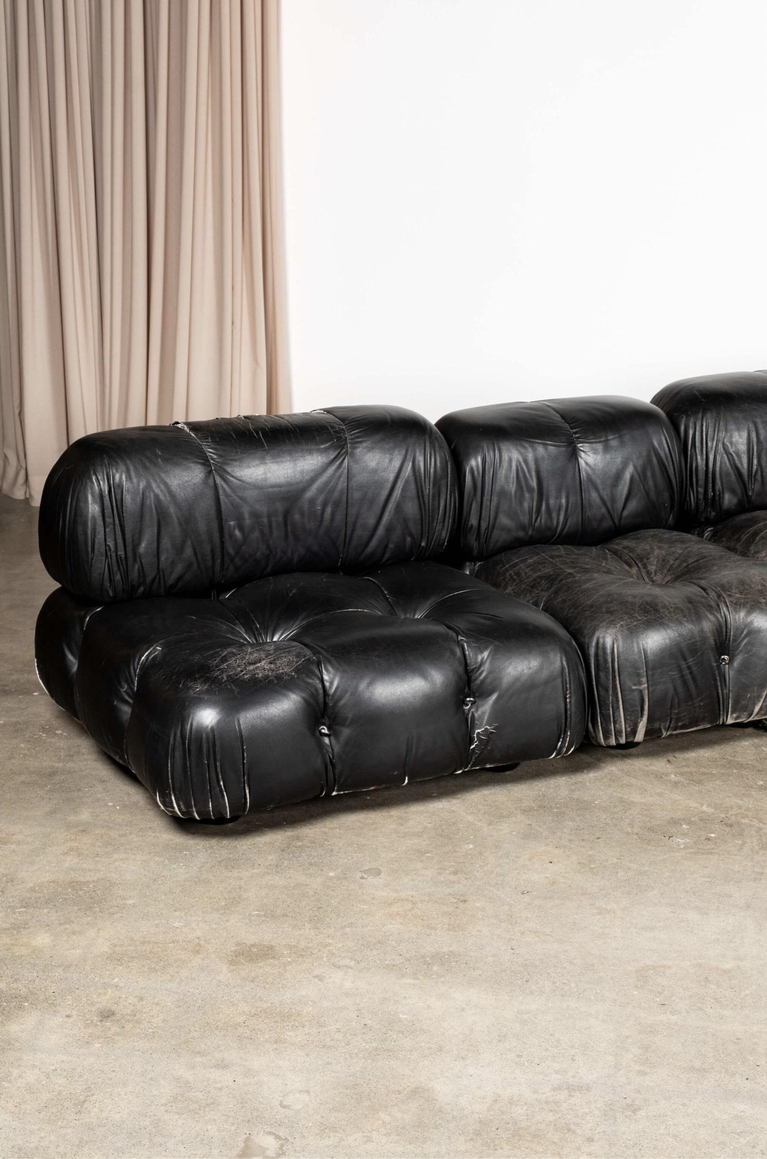 Leather 1970s Original Camaleonda Sofa by Mario Bellini