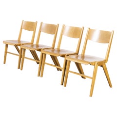 Chaise de salle à manger empilable Casala originale des années 1970, lot de quatre