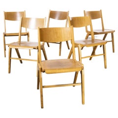 1970's Original Casala Stacking Dining Chair, Set of Six