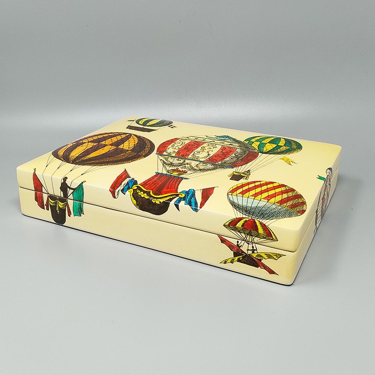 Mid-Century Modern 1970s Original Gorgeous Box by Piero Fornasetti. Made in Italy