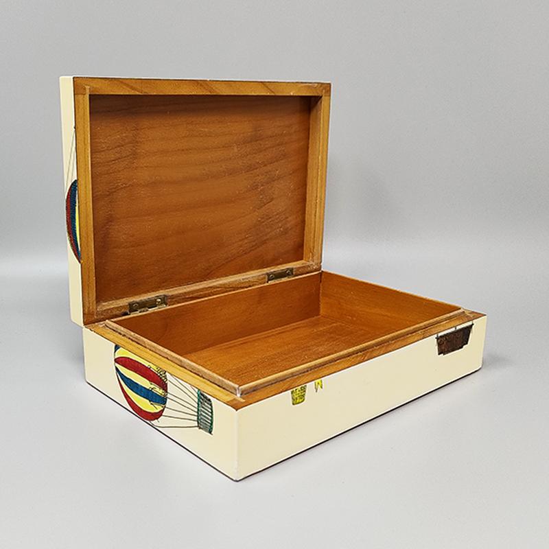 Magnifique boîte d'origine des années 1970 de Piero Fornasetti. Fabriqué en Italie Excellent état - En vente à Milano, IT
