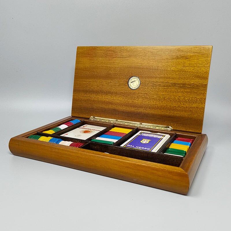 1970s Original Gorgeous Playing Cards Box by Piero Fornasetti For Sale 1