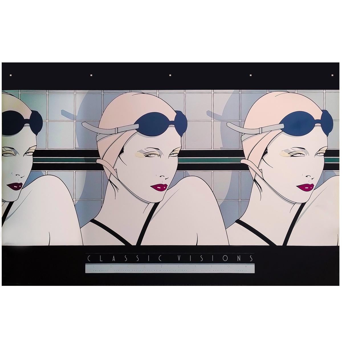 1970er Jahre Original seltene prächtige Patrick Nagel 
