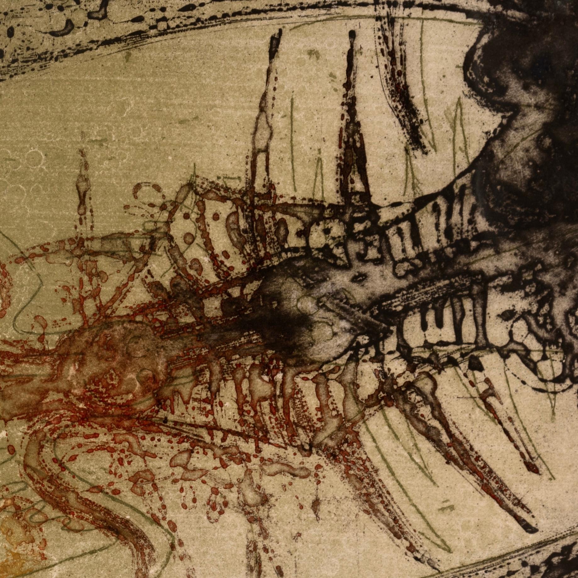 lithographie signee et numerotee