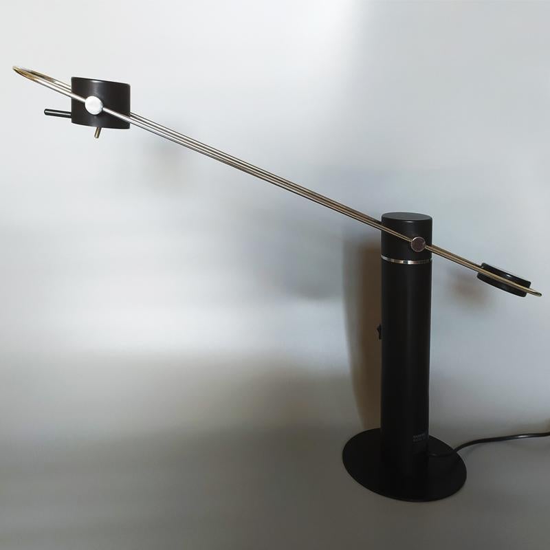 Mid-Century Modern 1970s Original Table Lamp Model n. 7671 (First Series) by Egon Hillebrand For Sale