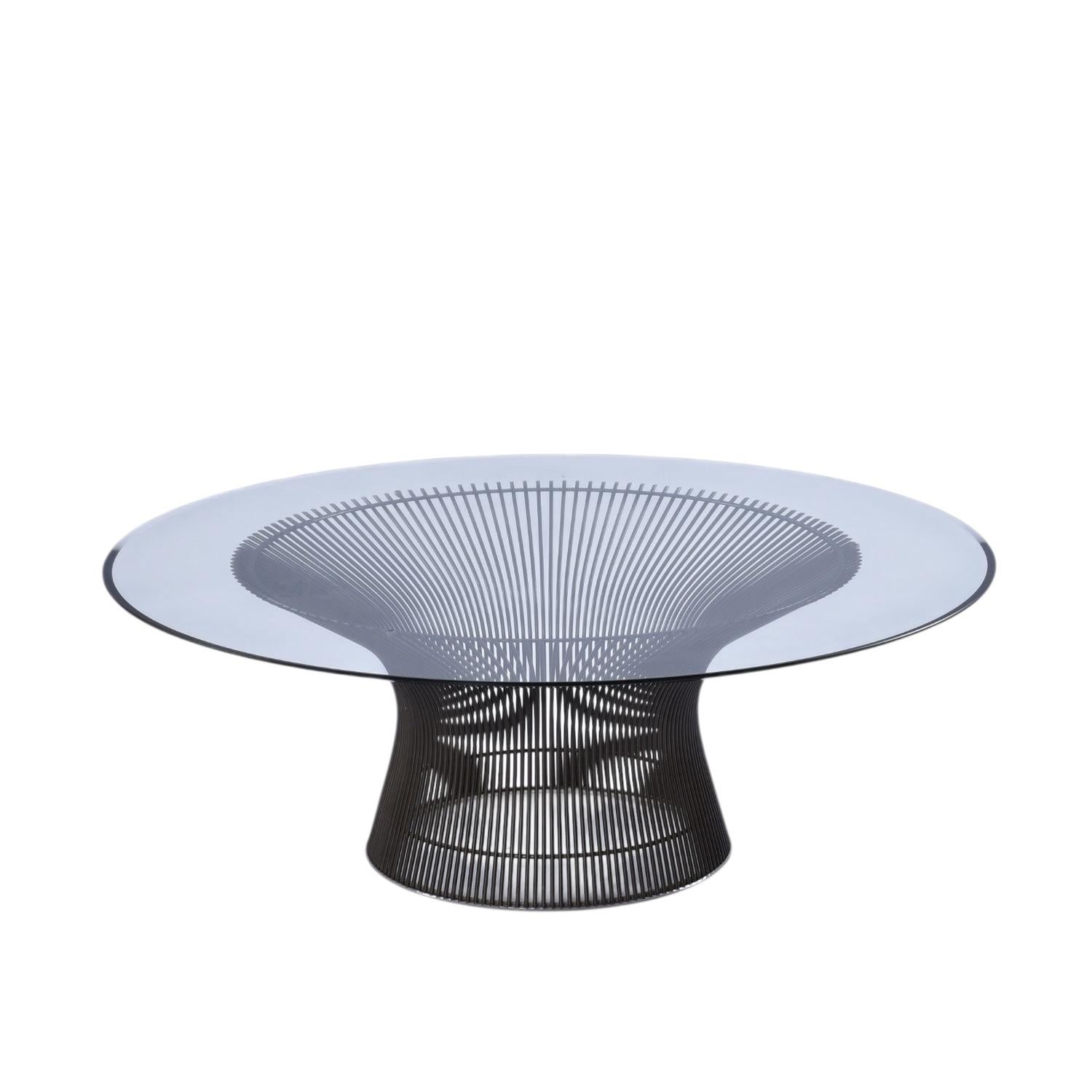 Mid-Century Modern 1970's Original Warren Platner for Knoll Coffee Table For Sale