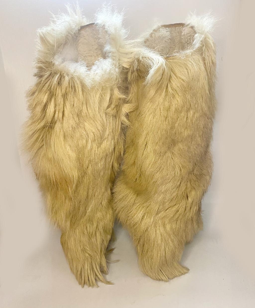Femenino o masculino Botas Ortles Afghan Yeti de los años 70