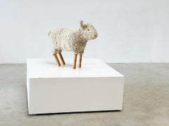 1970's ottoman sheep attr. to Hanns-Peter Krafft for Meier