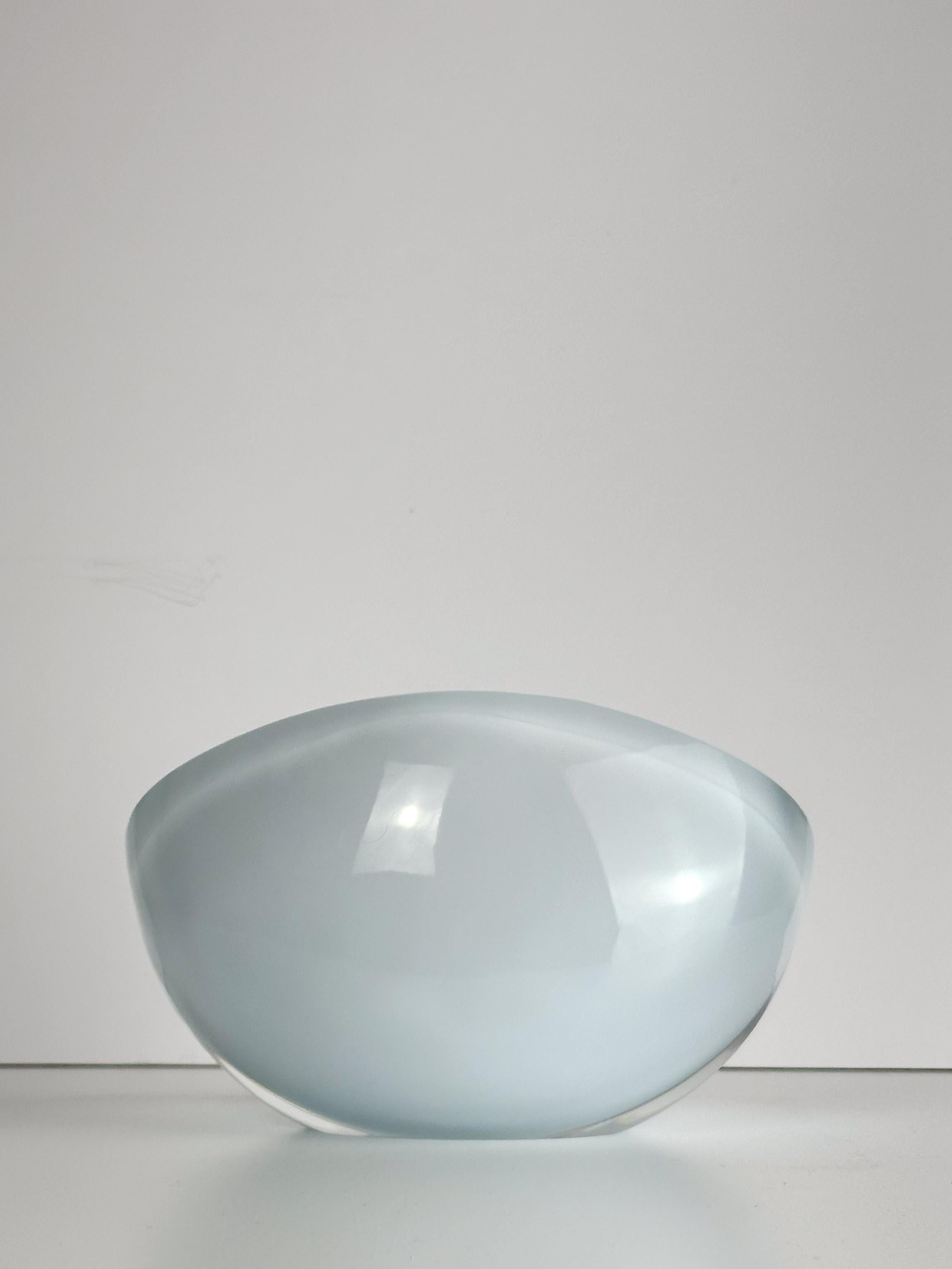 Mid-Century Modern, Geode-Style Glass Dish c.1970s In Good Condition For Sale In Glasgow, GB