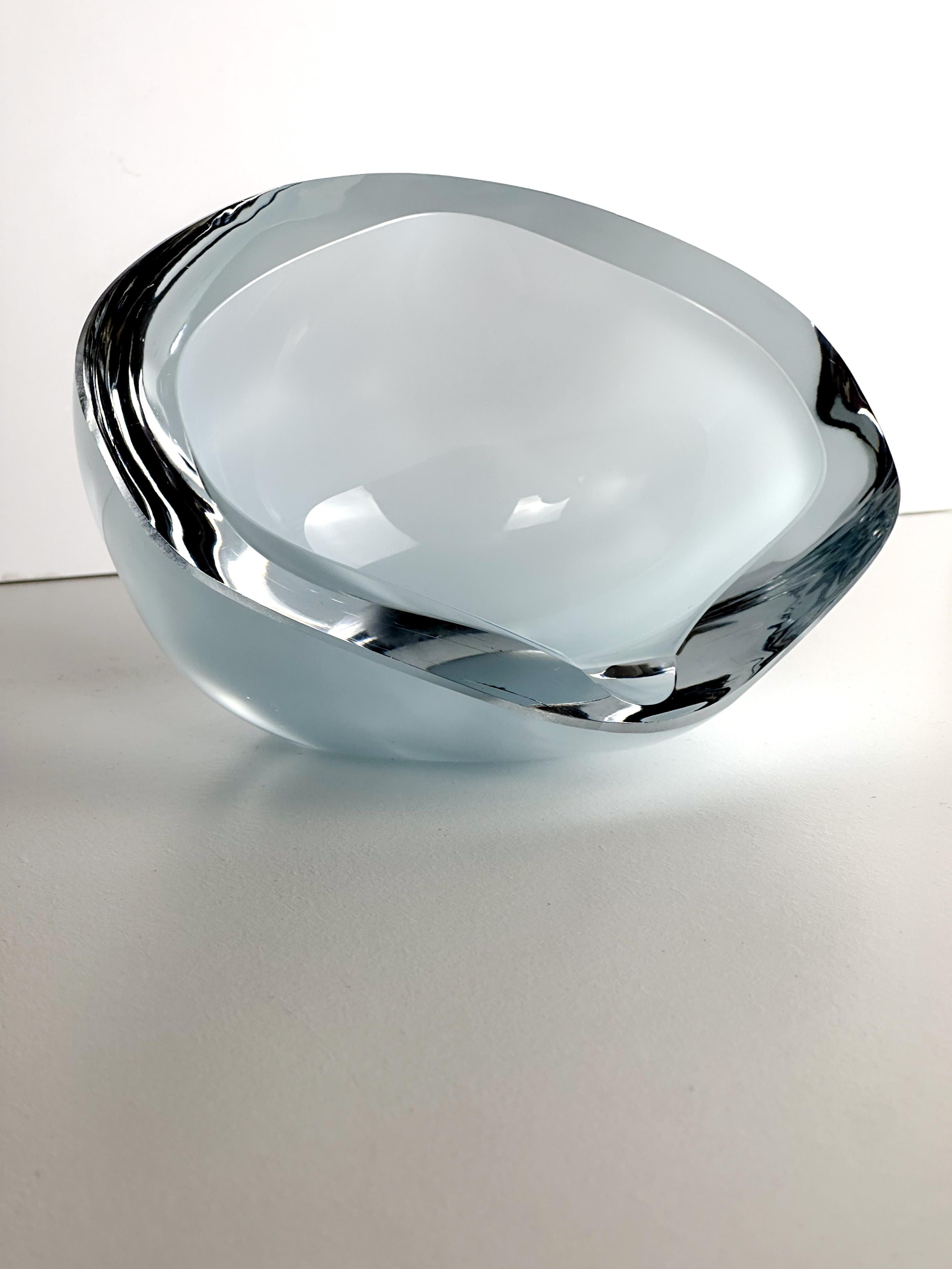 Mid-Century Modern, Geode-Style Glass Dish c.1970s For Sale 3