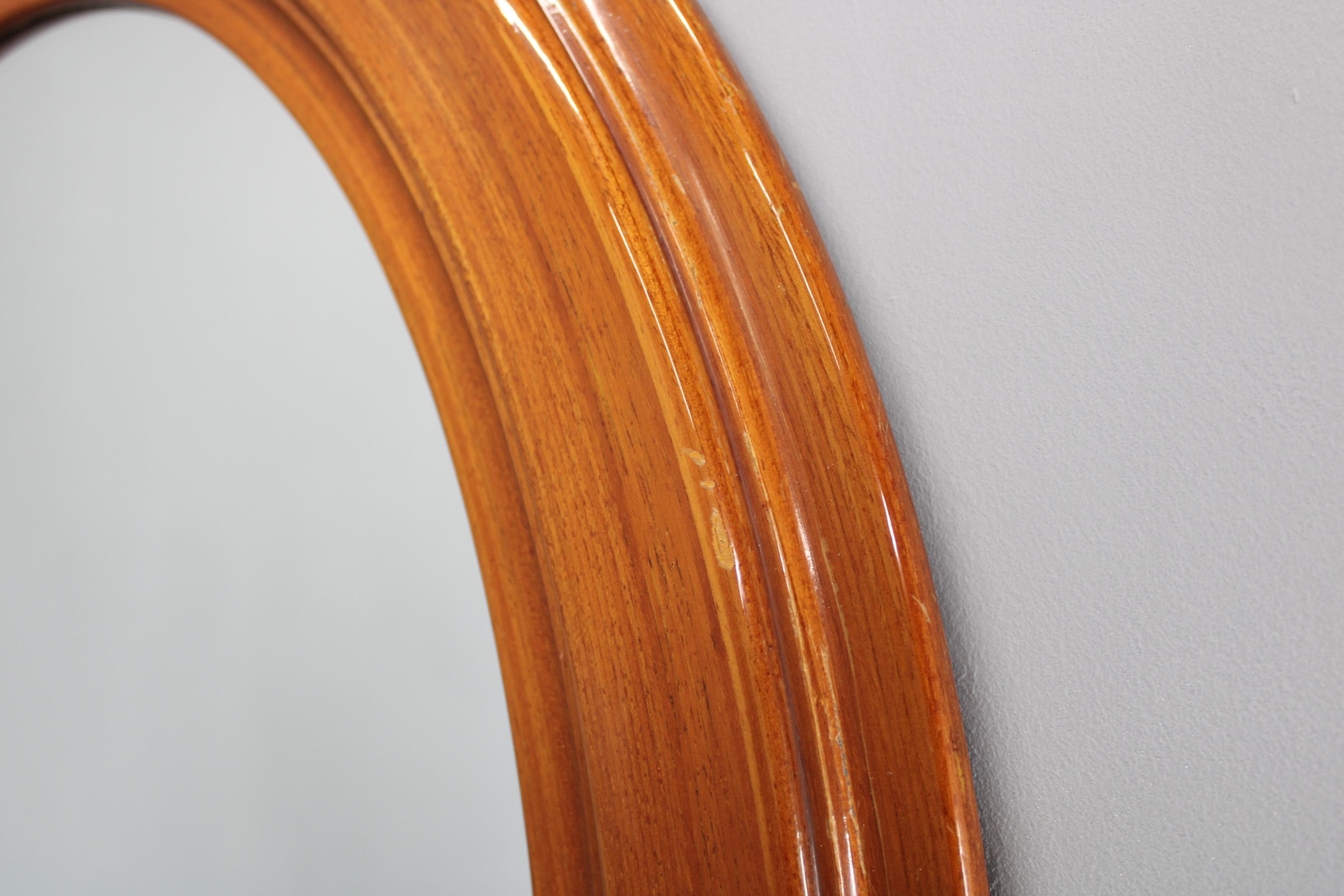 Miroir ovale des années 1970, Italie en vente 3