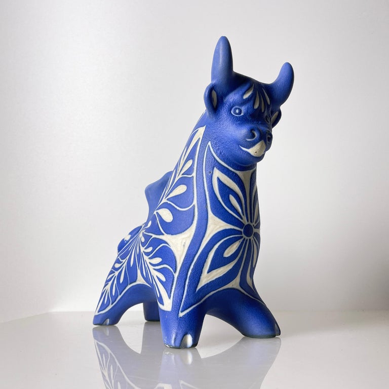 pablo ZABAL 陶芸家　作家　ブルー　ロバ　海外　オブジェ　セット pablo ZABAL 陶芸家 作家 ブルー ロバ 海外 オブジェ セット pablo