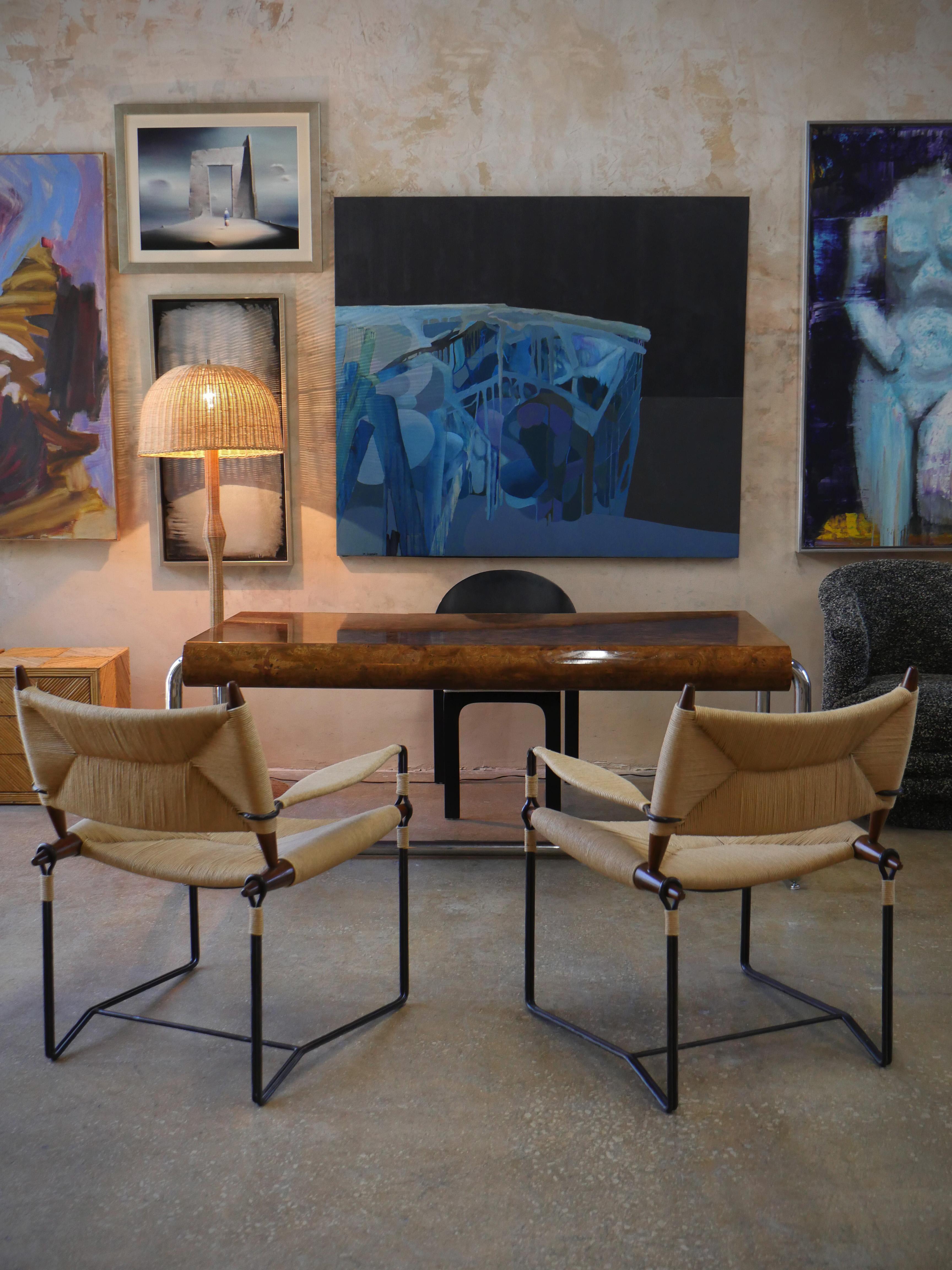 American 1970s Pace Collection Executive Desk For Sale