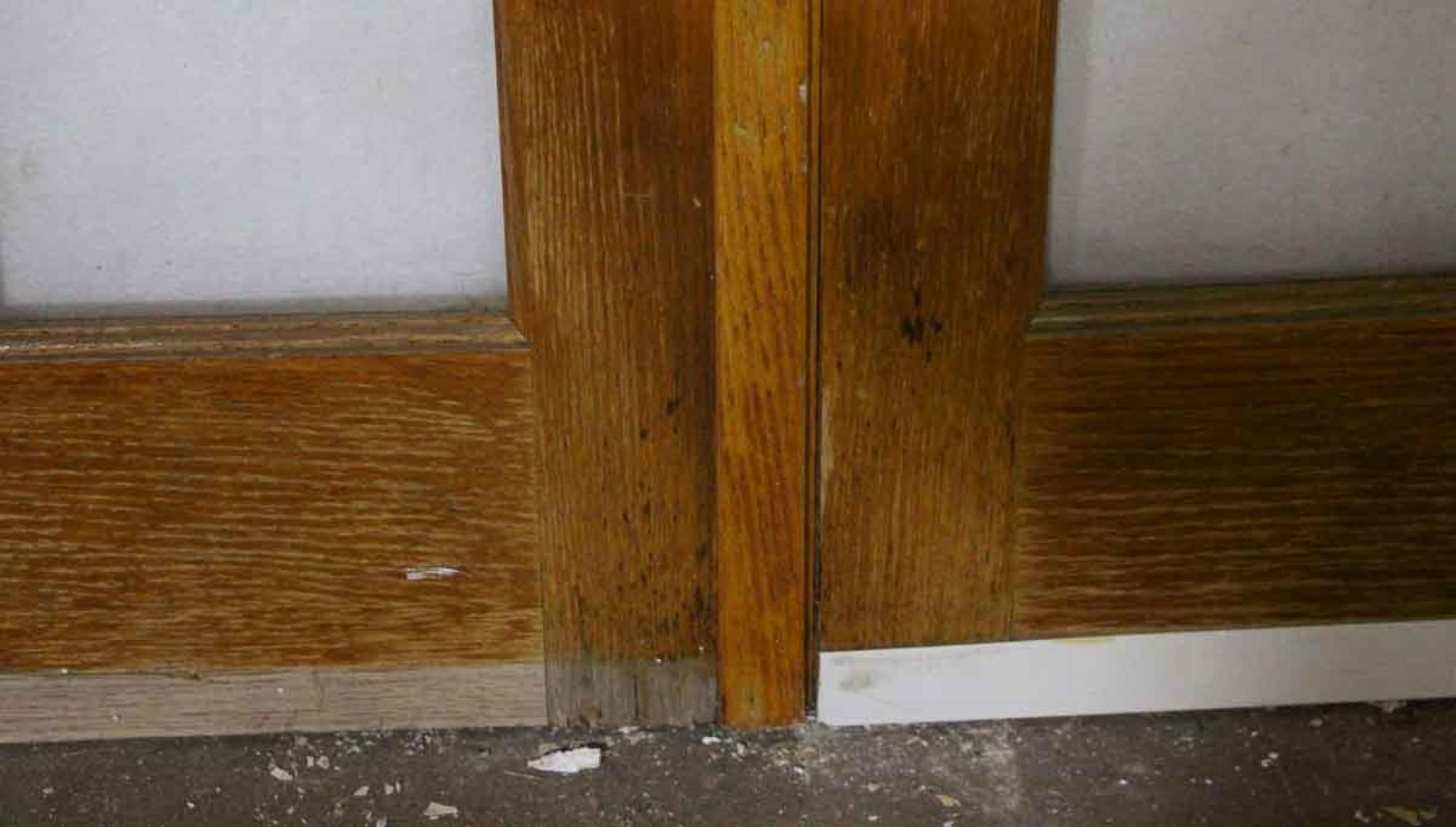 Late 20th Century 1970s Pair of 15 Lite Wood French Doors