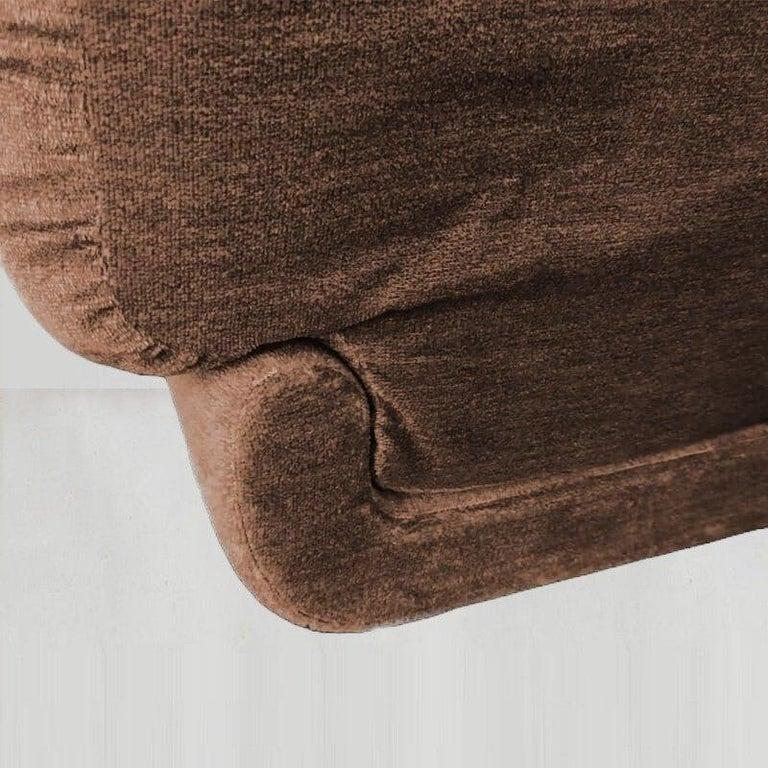 Velluto Coppia di poltrone anni '70 di Guido Faleschini per Mariani, Pace Collection in vendita