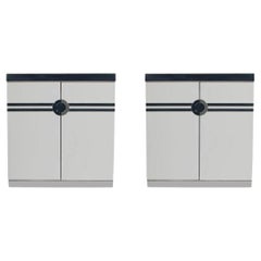 1970s Pair of Art Deco Nightstands by Pierre Cardin for Dillingham