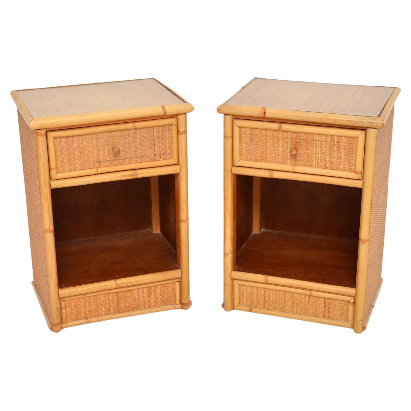 Pair of Kingwood Bedside Chests For Sale at 1stDibs