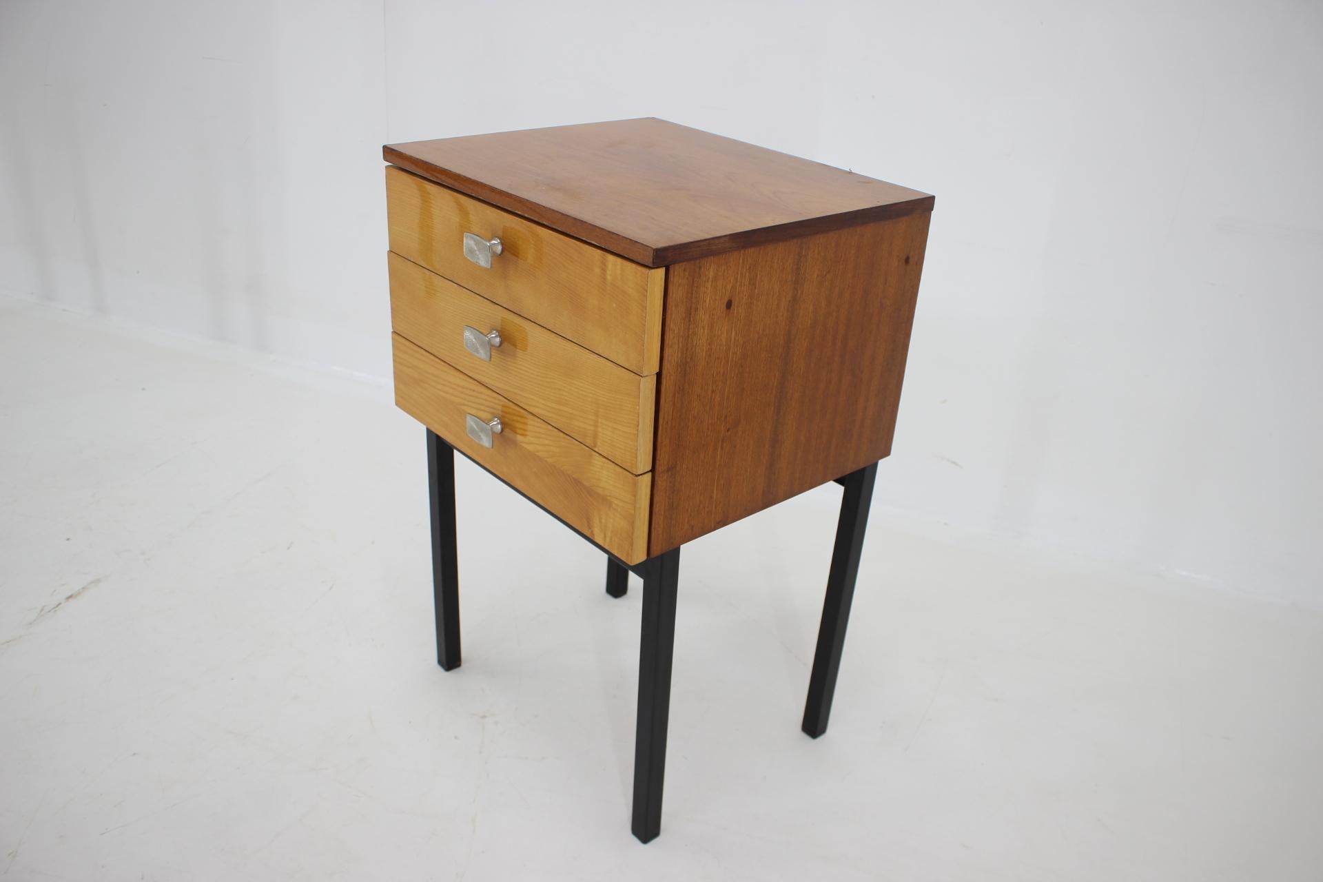 Wood 1970s Pair of  Bedside Tables by UP Zavody, Czechoslovakia  For Sale